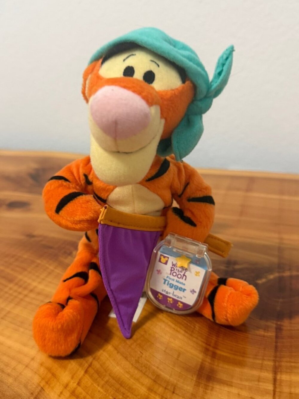 Fisher-Price Star Bean First Mate Winnie the Pooh - Tigger Plush Stuffed Toy.